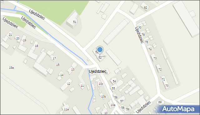 Ujeździec, Ujeździec, 52, mapa Ujeździec