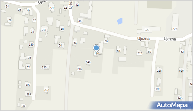 Ujezna, Ujezna, 52, mapa Ujezna