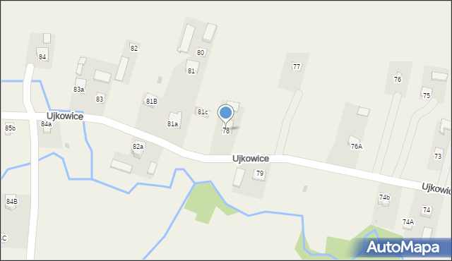 Ujkowice, Ujkowice, 78, mapa Ujkowice