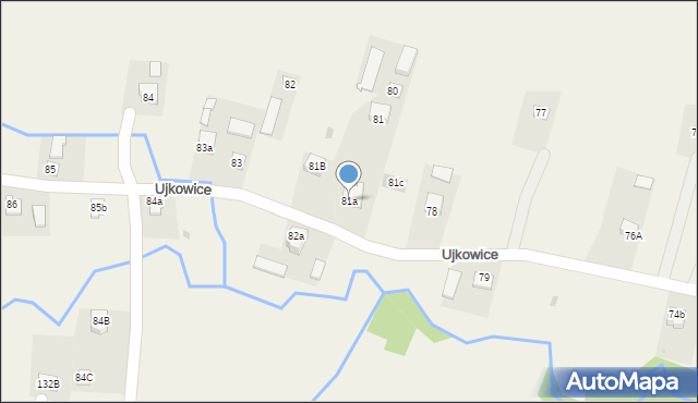 Ujkowice, Ujkowice, 81a, mapa Ujkowice