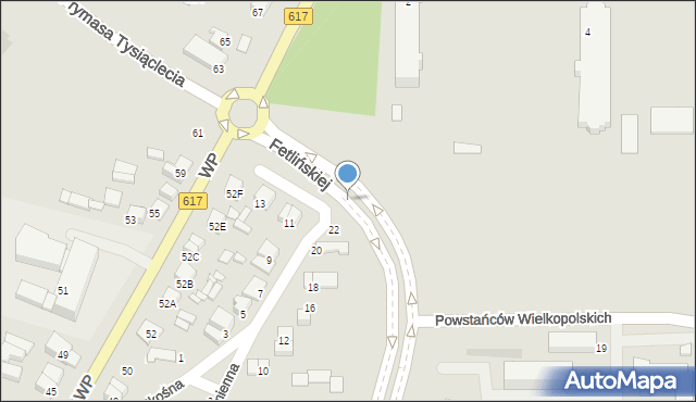 Ciechanów, Ukośna, 22A, mapa Ciechanów