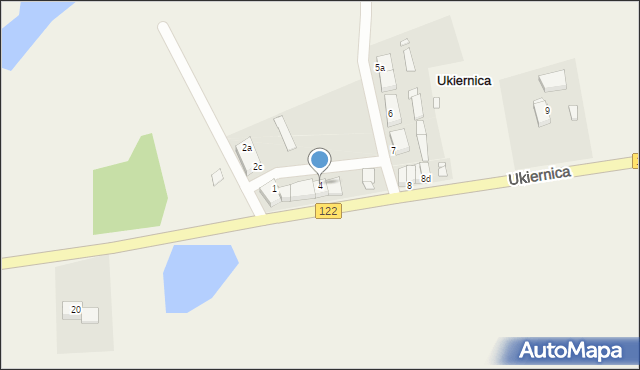 Ukiernica, Ukiernica, 4, mapa Ukiernica