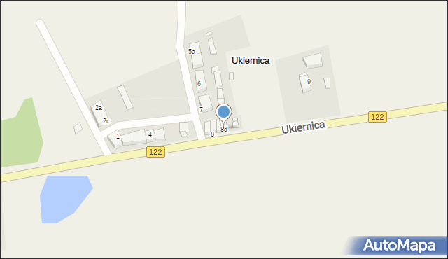 Ukiernica, Ukiernica, 8d, mapa Ukiernica