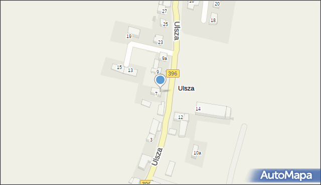 Krzepice, Ulsza, 3, mapa Krzepice