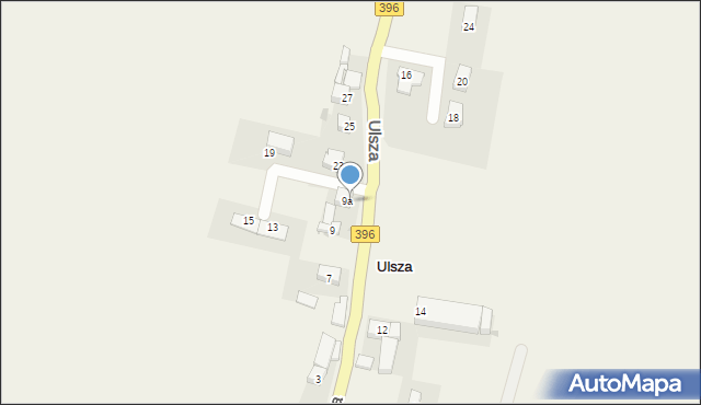 Krzepice, Ulsza, 4a, mapa Krzepice