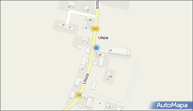 Krzepice, Ulsza, 7, mapa Krzepice