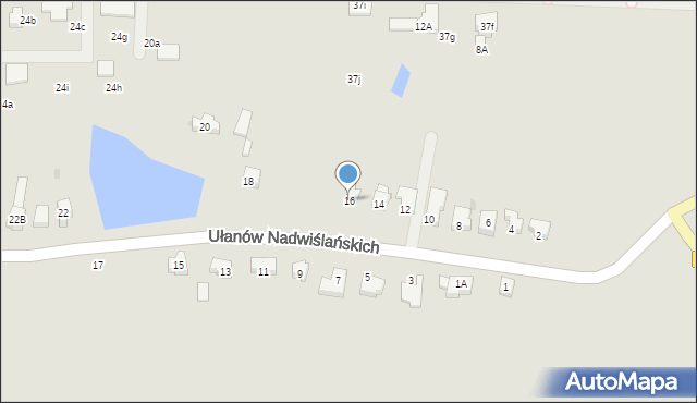 Szczawno-Zdrój, Ułanów Nadwiślańskich, 16, mapa Szczawno-Zdrój