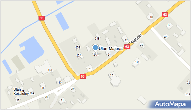 Ulan-Majorat, Ulan-Majorat, 24A, mapa Ulan-Majorat