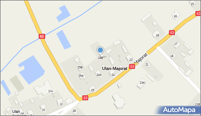 Ulan-Majorat, Ulan-Majorat, 24B, mapa Ulan-Majorat