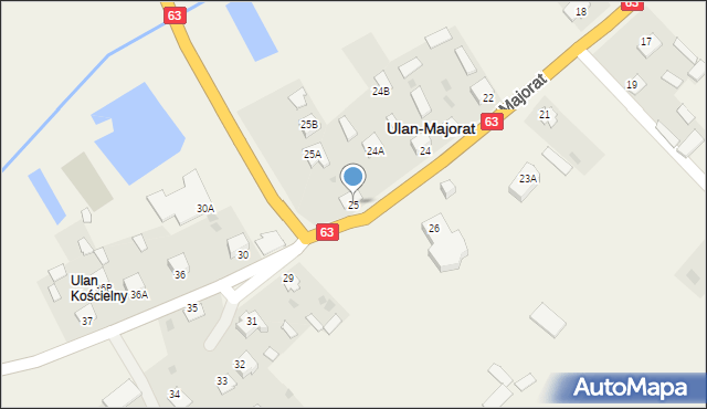 Ulan-Majorat, Ulan-Majorat, 25, mapa Ulan-Majorat