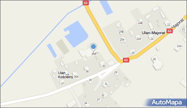 Ulan-Majorat, Ulan-Majorat, 30A, mapa Ulan-Majorat