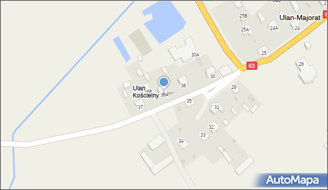 Ulan-Majorat, Ulan-Majorat, 36A, mapa Ulan-Majorat