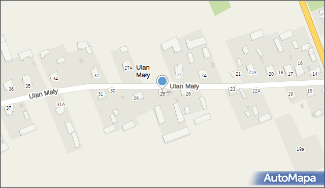 Ulan Mały, Ulan Mały, 28, mapa Ulan Mały