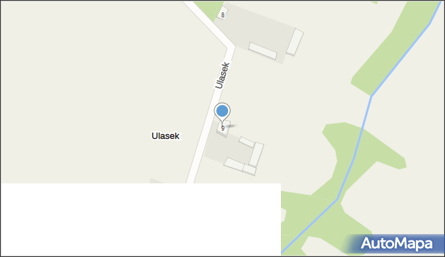 Ulasek, Ulasek, 9, mapa Ulasek