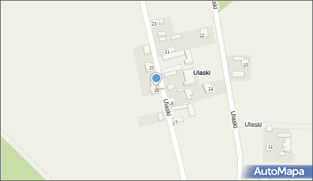 Ulaski, Ulaski, 19, mapa Ulaski