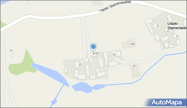 Ulaski Stamirowskie, Ulaski Stamirowskie, 9, mapa Ulaski Stamirowskie
