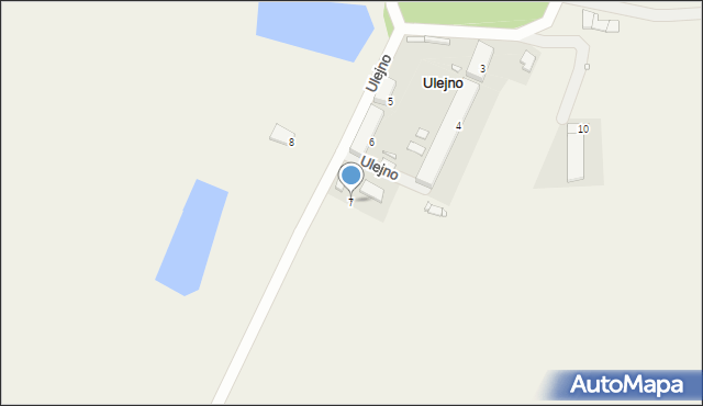 Ulejno, Ulejno, 7, mapa Ulejno