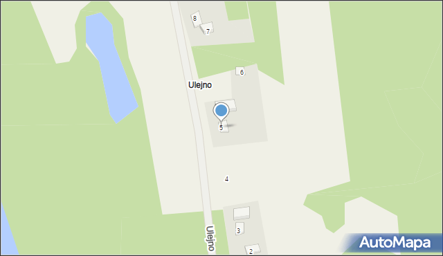 Ulejno, Ulejno, 5, mapa Ulejno