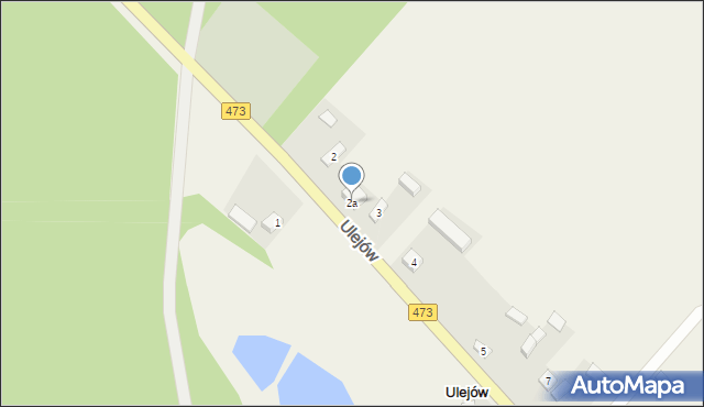 Ulejów, Ulejów, 2a, mapa Ulejów