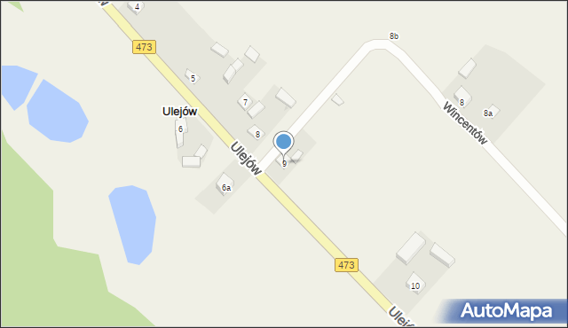 Ulejów, Ulejów, 9, mapa Ulejów