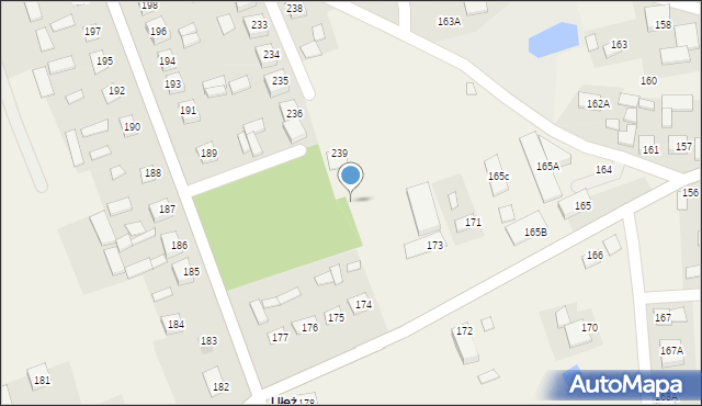 Ułęż, Ułęż, 229A, mapa Ułęż