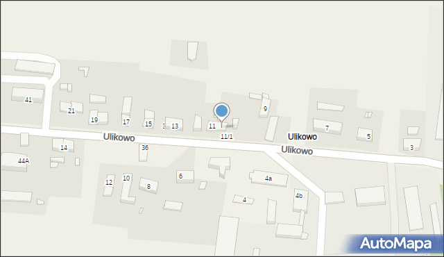 Ulikowo, Ulikowo, 11/2, mapa Ulikowo