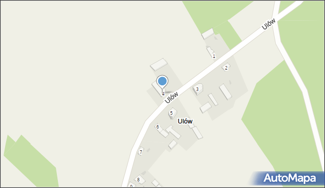 Ulów, Ulów, 4, mapa Ulów