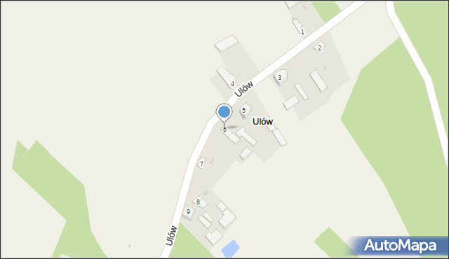 Ulów, Ulów, 6, mapa Ulów