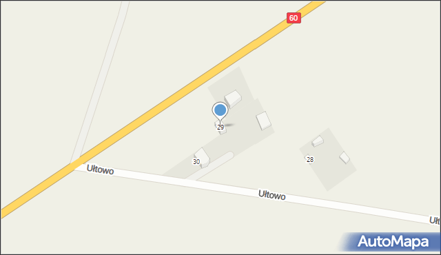 Ułtowo, Ułtowo, 29, mapa Ułtowo