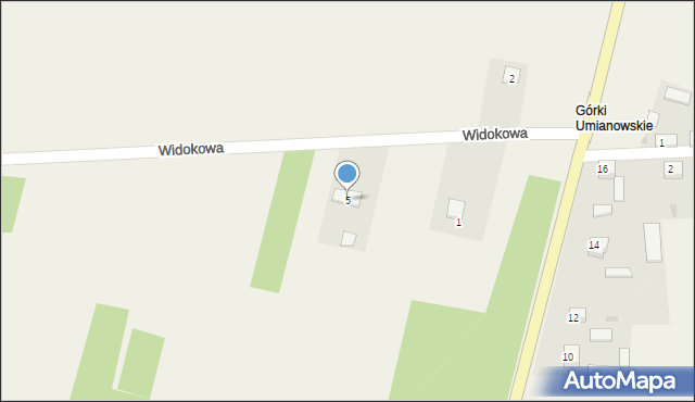 Umianowice, Umianowice, 154, mapa Umianowice