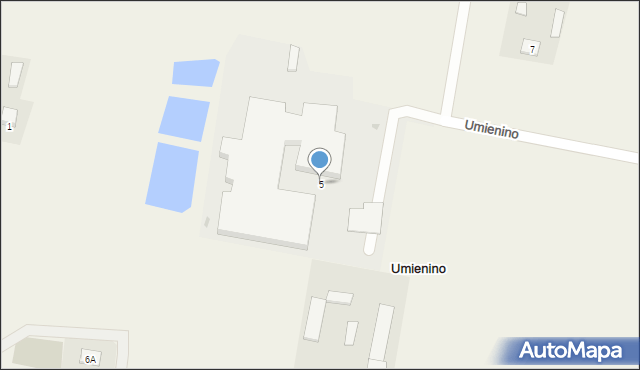 Umienino, Umienino-Łubki, 5, mapa Umienino