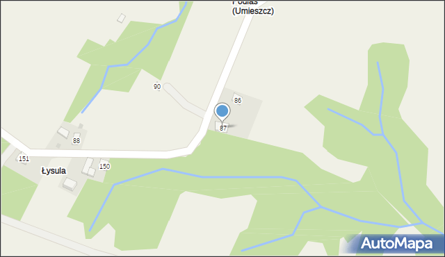 Umieszcz, Umieszcz, 87, mapa Umieszcz