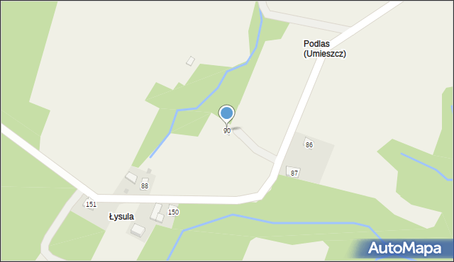 Umieszcz, Umieszcz, 90, mapa Umieszcz