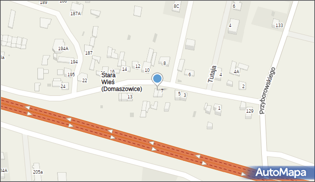 Domaszowice, Uniwersytecka, 9, mapa Domaszowice