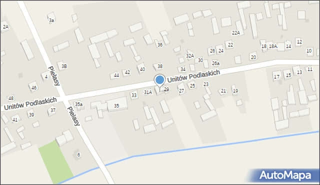 Hołubla, Unitów Podlaskich, 31, mapa Hołubla