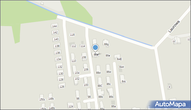 Kraków, Unruga Józefa, 88e, mapa Krakowa