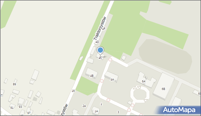 Radom, Uniwersytecka, 4C, mapa Radomia