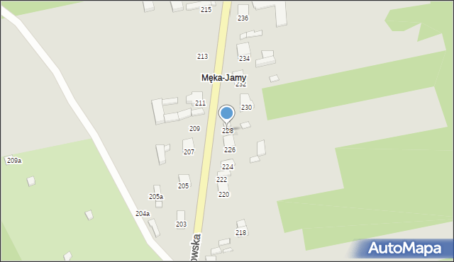 Sieradz, Uniejowska, 228, mapa Sieradz