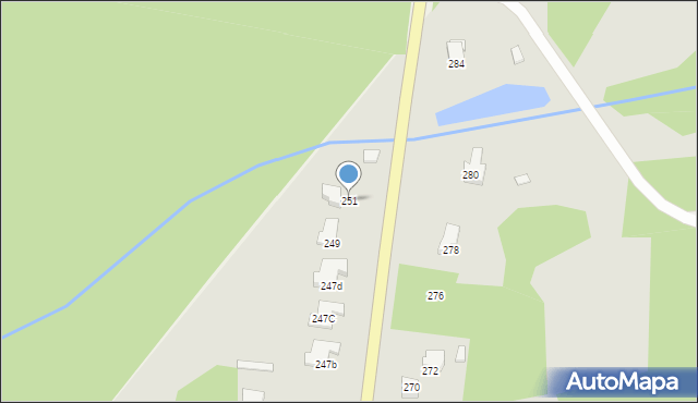 Sieradz, Uniejowska, 251, mapa Sieradz