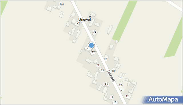 Unewel, Unewel, 23A, mapa Unewel