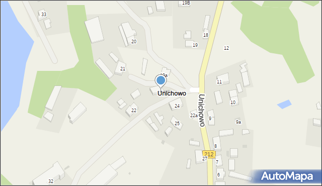 Unichowo, Unichowo, 23, mapa Unichowo