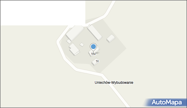 Uniechów, Uniechów, 56a, mapa Uniechów