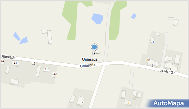 Unieradz, Unieradz, 7, mapa Unieradz