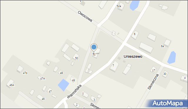 Unieszewo, Unieszewo, 51, mapa Unieszewo