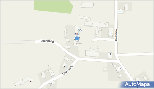 Unieszów, Unieszów, 23, mapa Unieszów