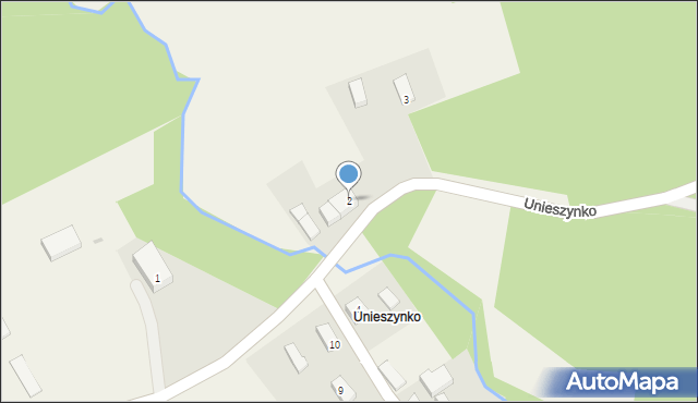 Unieszynko, Unieszynko, 2, mapa Unieszynko