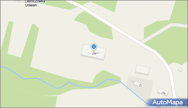 Unieszyno, Unieszyno, 15b, mapa Unieszyno