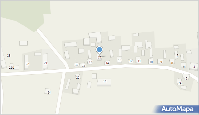 Uników, Uników, 15, mapa Uników