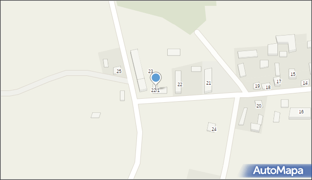 Uników, Uników, 22/1, mapa Uników