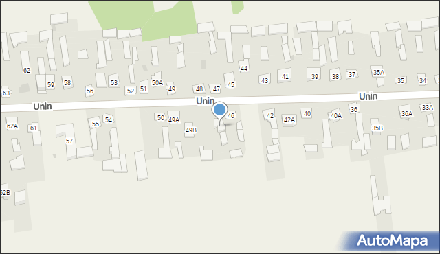Unin, Unin, 47A, mapa Unin